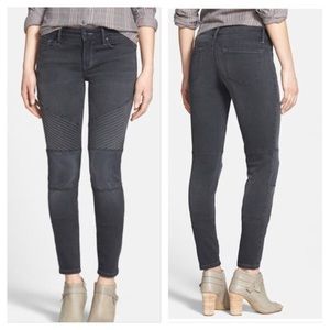 Treasure and Bond Gray Moto Jeans